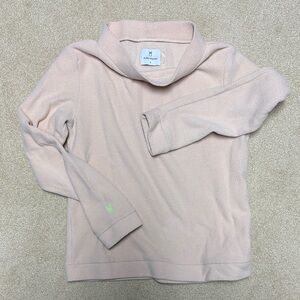 Dudley Stephens Cream Cowl Turtleneck Sweater